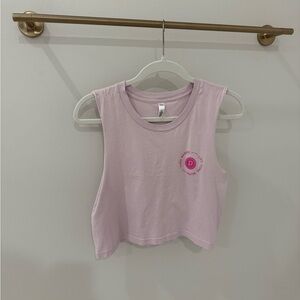 Pure Barre Cropped Sleeveless Tank Top